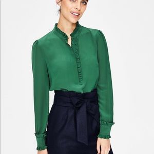 Boden Romaine Silk Blouse